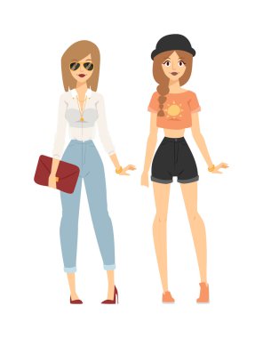 Moda soyut vektör kız siluet moda arka plan izole