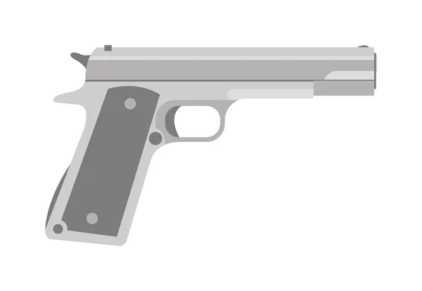 Weapon series vintage wild west army handgun military pistol gun vector. — Stockový vektor