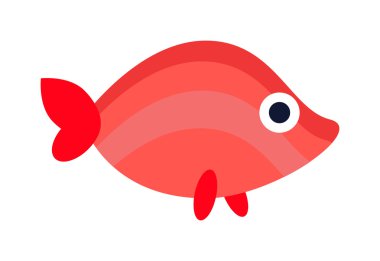 Su altı balık yaban hayatı akvaryum sualtı doğa tropikal deniz ürünleri hayvan vektör.