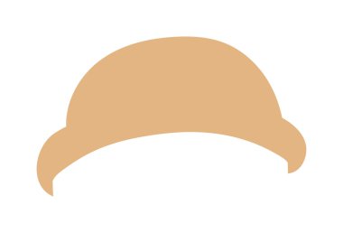 Kadın Bone şapka güzel kadın retro elegance Aksesuar düz vektör.