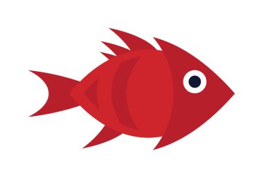 Soyut akvaryum vektör balık sualtı doğa hayvan vektör simgesi