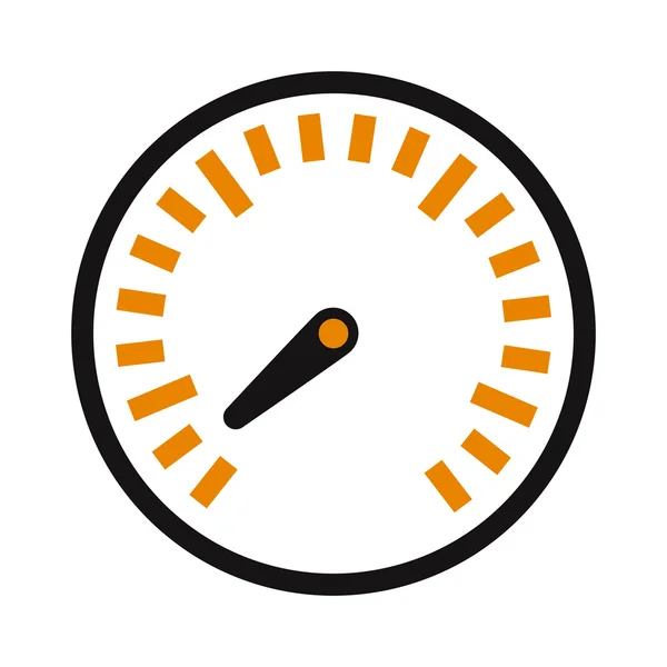 Vecteur mesure de performance voitures icône de vitesse auto symbole . — Image vectorielle