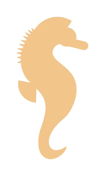 Illustrazione vettoriale cavallo marino . — Vettoriale Stock