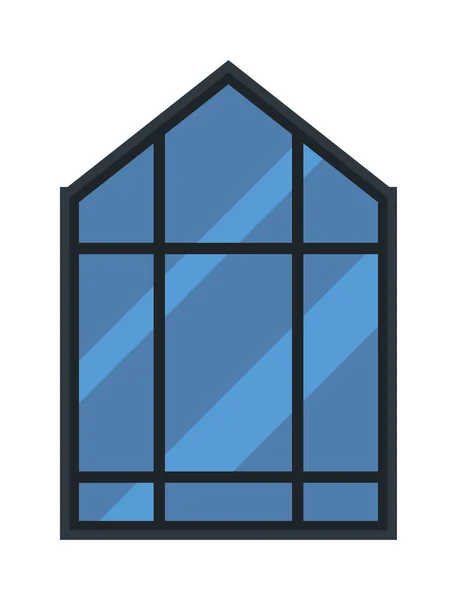 Diferentes tipos de janelas de casa elementos vetoriais isolados no fundo branco — Vetor de Stock