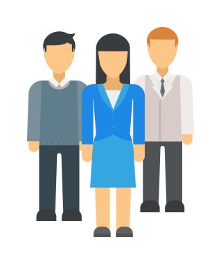 İş adamları takım başarı kutlama iş konsepti profesyonel meslektaşları karakter vektör.