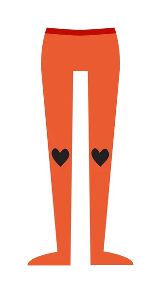 Kvinna Slim Legs tights strumpa mode, strumpbyxor, kropp sexig kvinna tillbehör vektor illustration. — Stock vektor