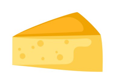 Peynir dilimleri izole vektör