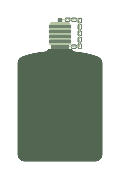 Vektor illustration av militär kolv — Stock vektor