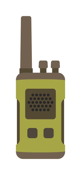 Портативний радіоприймач хвиля приймача технології мобільної безпеки вектор — стоковий вектор