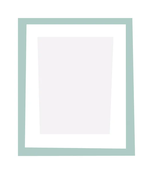 Empty picture frame vector illustration. — Stock Vector