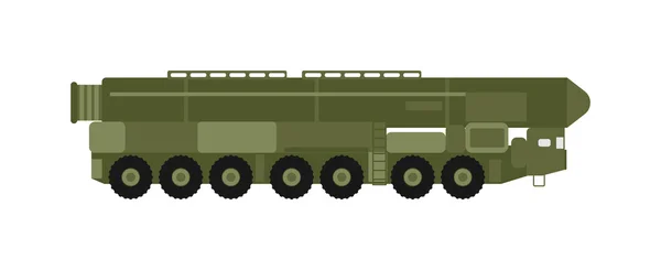 Ilustración del vector lanzacohetes militar . — Vector de stock
