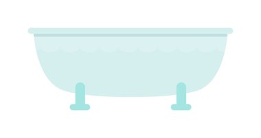 Banyo izole vektör illüstrasyon.