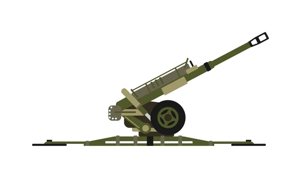 Air defense gun vector illustration. — Stock Vector