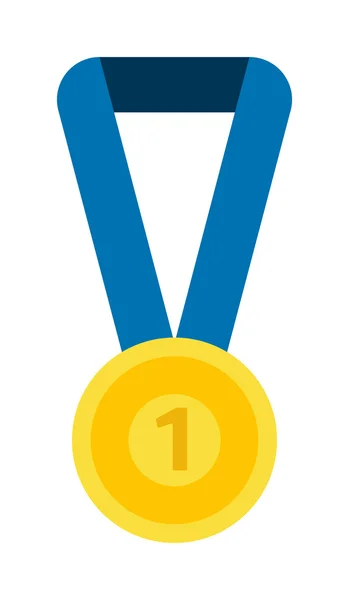 Medal isolated vector illustration. — Stock Vector