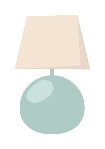 Lámpara de mesa vector ilustración . — Archivo Imágenes Vectoriales