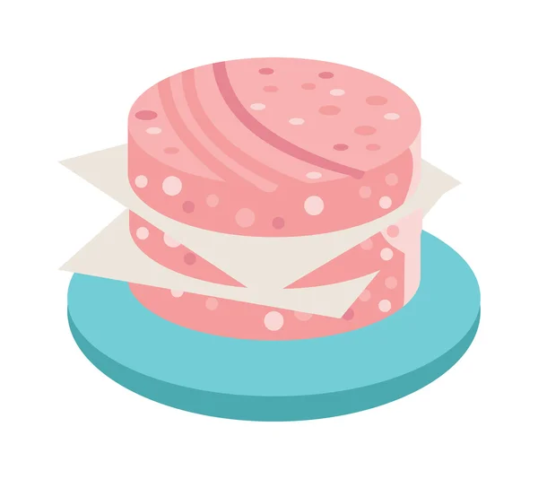 Illustration du vecto sandwich . — Image vectorielle