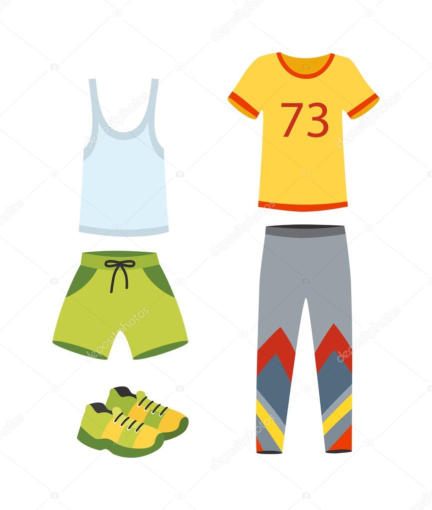 Jogging clothes vector illustration. Stock Vector by ©adekvat 109445750