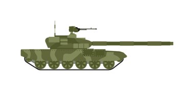 Tank isolated vector illustration. clipart