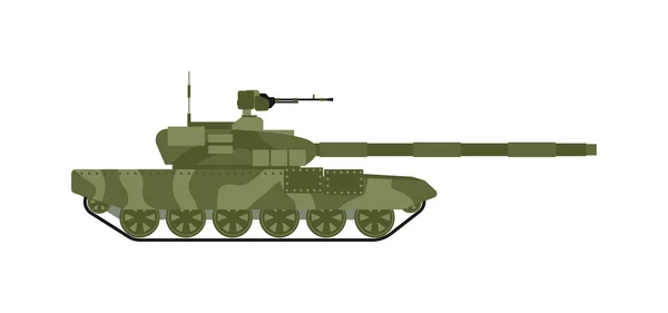 Tank geïsoleerd vectorillustratie. — Stockvector