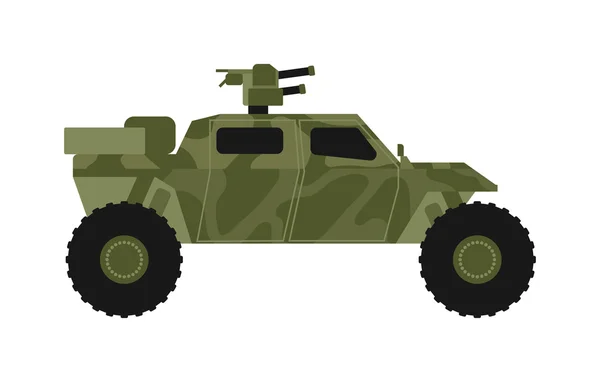 Jeep militaire vecteur — Image vectorielle