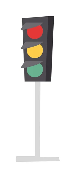 Traffic light isolerade vektorillustration. — Stock vektor