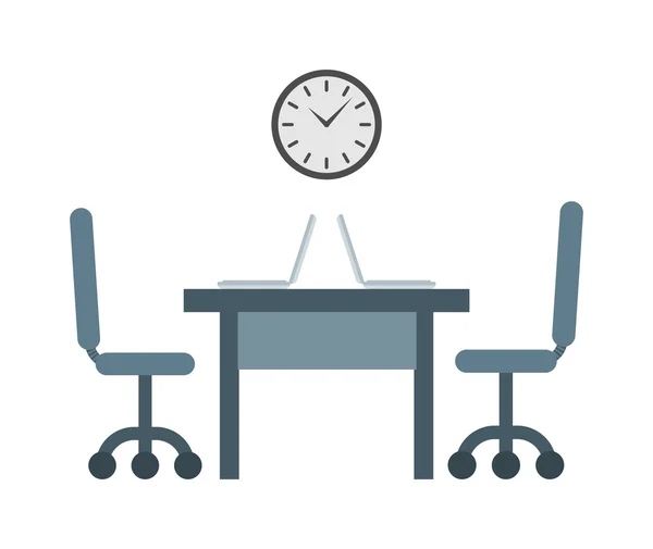 Time to work vector illustration. — Stock Vector