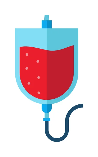 Doneren Blood Pack vector illustratie — Stockvector