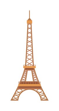Eyfel kule vektör illüstrasyonu.