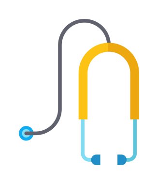 Sağlık stetoskop veya beyaz arka plan üzerinde izole phonendoscope