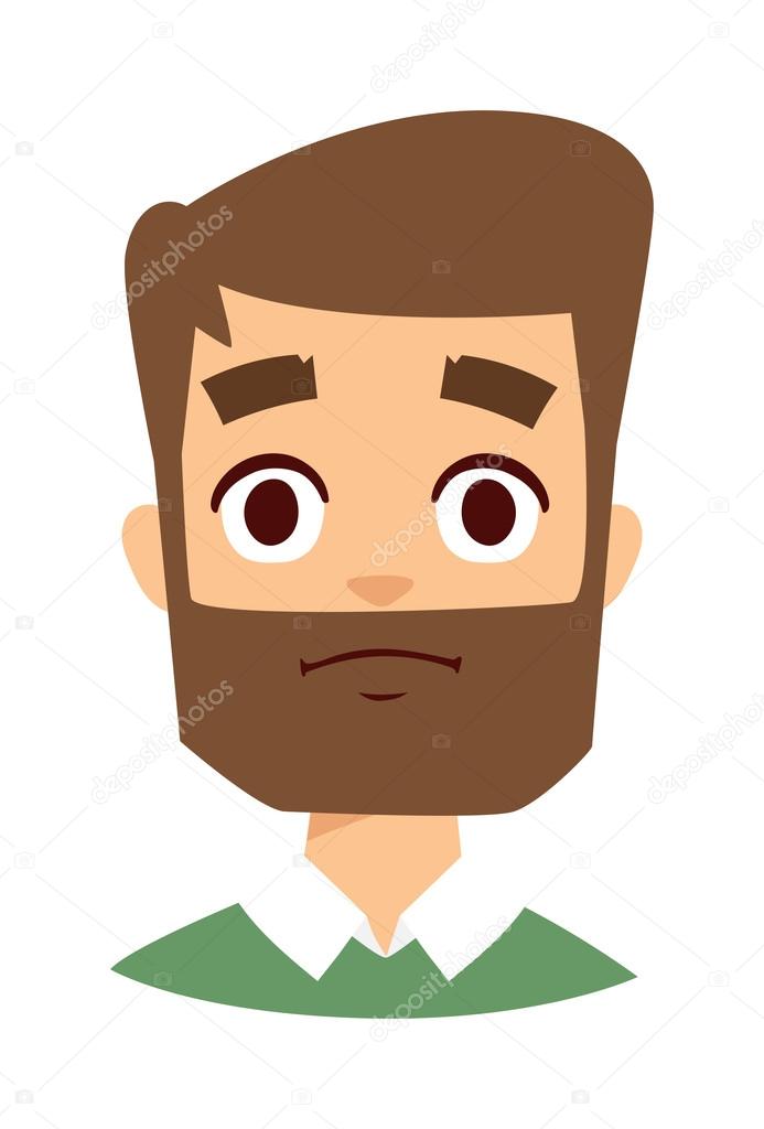 Illustration De Vecteur Dhomme De Tristesse Image