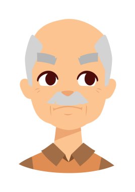 Kıskanç adam vektör illüstrasyon.