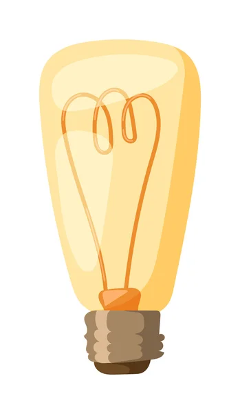 Illustration vectorielle d'ampoule. — Image vectorielle