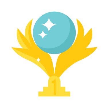 Altın kanatlar ödülü vektör illüstrasyon