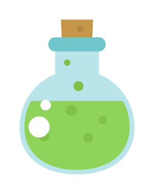 Laboratuvar şişesi vektör çizim