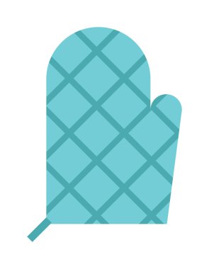 Saksı tutucu ev güvenliği mutfak pişirme vektör illüstrasyon.