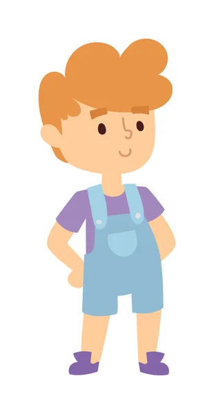 Boy portrait vector illustration. — Stock Vector