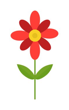 Flower isolated vector illustration. clipart