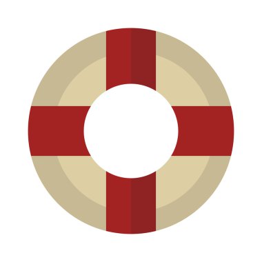 Lifebuoy vektör illüstrasyon simgesi