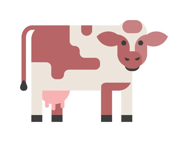 Cow isolated vector illustration. — Stock Vector