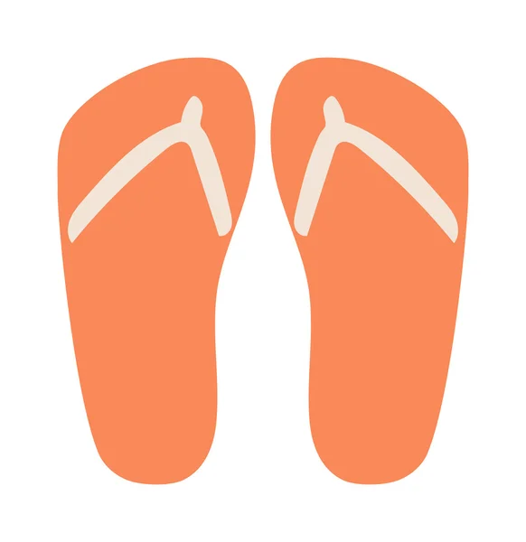 Strand Turnschuhe Sommer Schuhe — Stockvektor