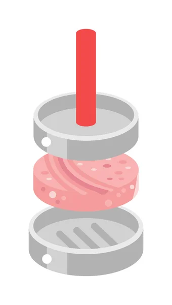 ミンチ肉のベクトル図. — ストックベクタ