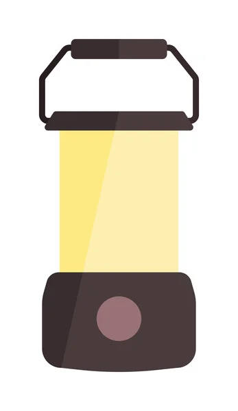 Camping lampa vektor illustration. — Stock vektor