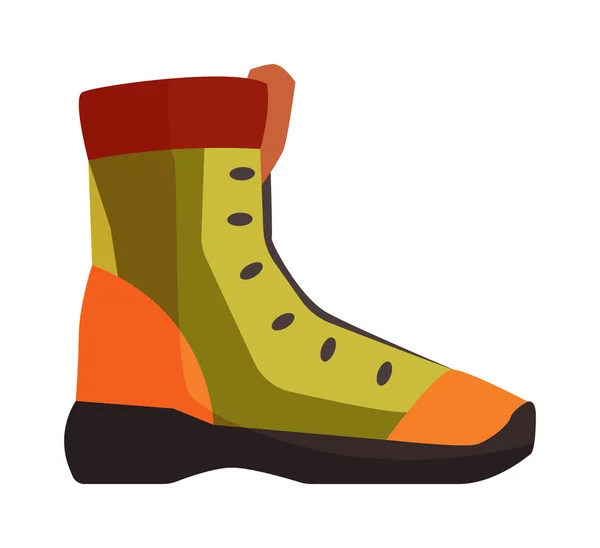 Botas de viagem ilustração vetorial . — Vetor de Stock