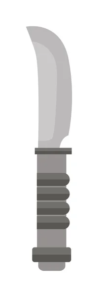 Illustrazione vettoriale coltello militare . — Vettoriale Stock
