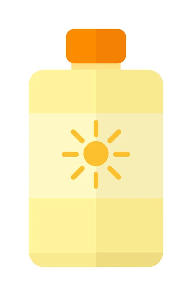 Ilustração do vetor protetor solar creme . — Vetor de Stock