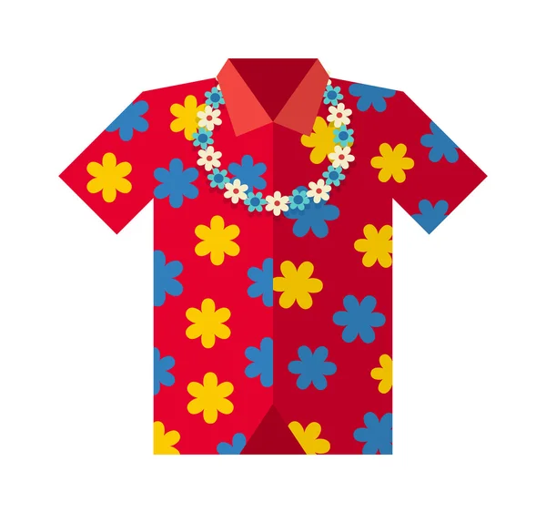 Hawaii shirt vector illustratie. — Stockvector