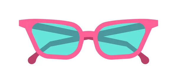 Mode roze bril vectorillustratie. — Stockvector