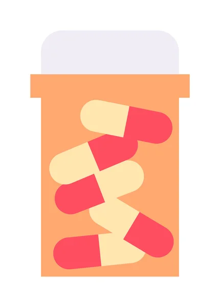 Pills isolated vector illustration. — Stock Vector