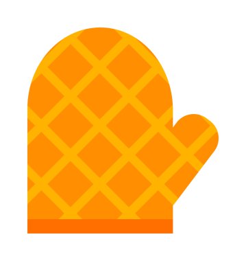 Saksı tutucu ev güvenliği mutfak pişirme vektör illüstrasyon.