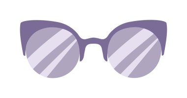 Moda gözlükleri vektör illüstrasyonu.